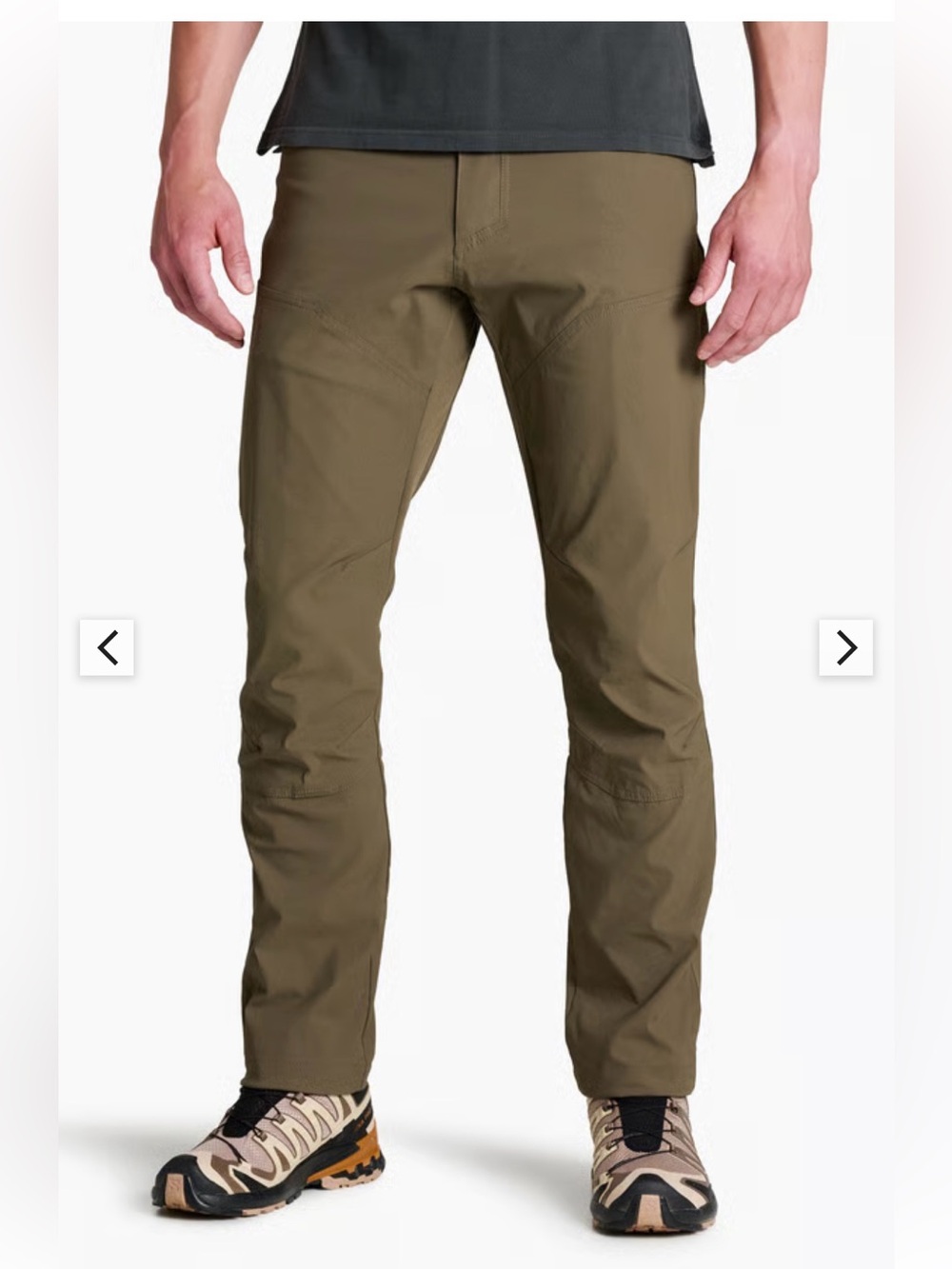 Men's Kuhl Renegade Rock Pant - Burnt Olive - Size 36 - Water Resistant